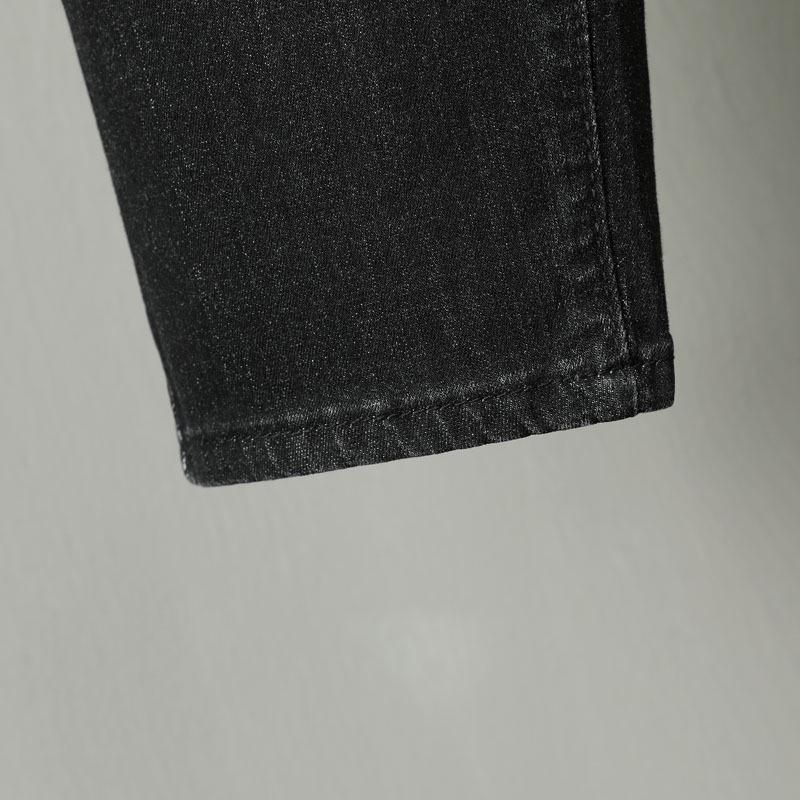 Plus-Size Women's High-Waisted Elastic Denim Harem Pants - Slimming & Loose Fit for Autumn/Winter