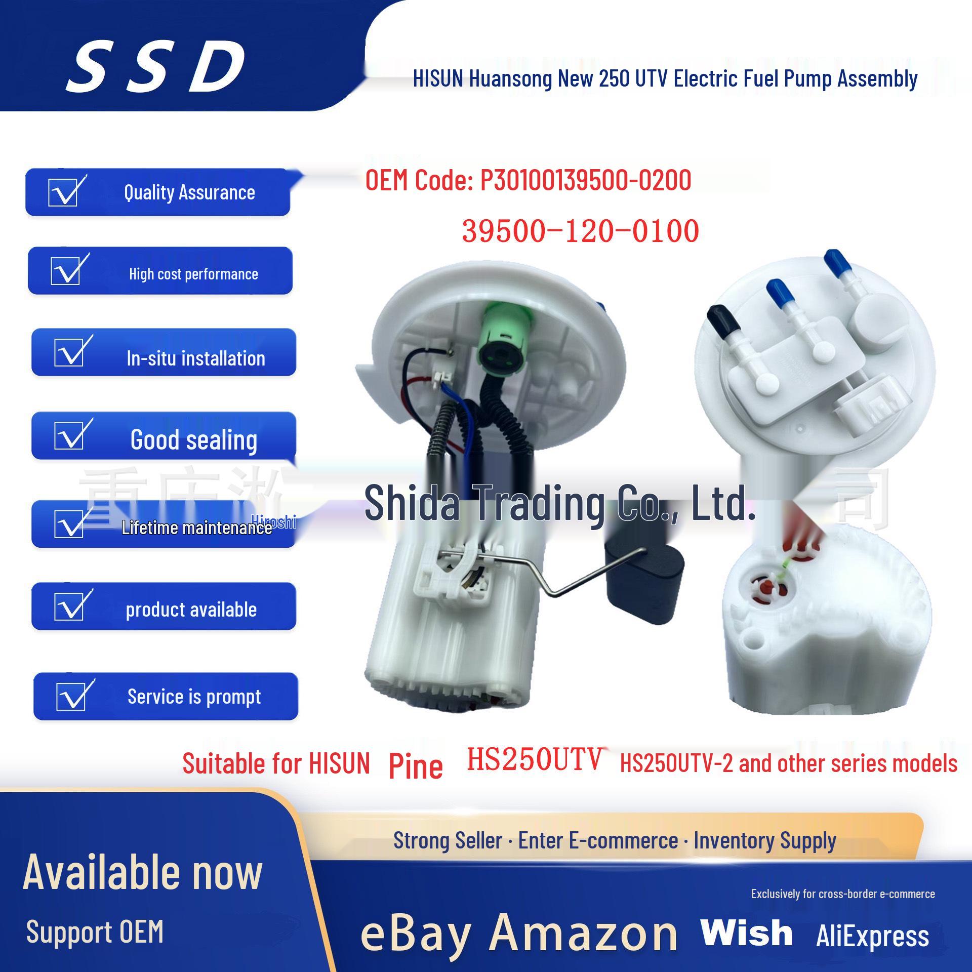 

HISUN HS250 UTV Electric Oil Pump for Cross-Border Use (39500-120-0100) 22x18x31