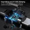 1 Pcs Retractable 3in1 USB Type C Micro USB 8 Pin Cable for Phone Charger Cable 110cm 3A Fast Charging USB C Cable Amagi