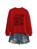 My Dogs and I Chat Hoodie: European & American Style, Round Neck, Long Sleeve, Loose Fit