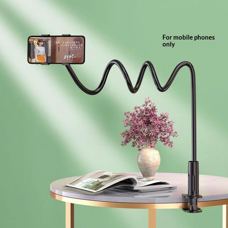 Universal Mobile Phone Holder Flexible Lazy Adjustable Clip Bracket for Kitchen Cooking Watching Bed Office