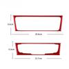 Real Carbon Fiber Sticker For compatible vehicle A4 A5 Q5 2009 2010 2011 2012 2013 2014 2015 2016 Console CD Panel Interior Trim Accessories.