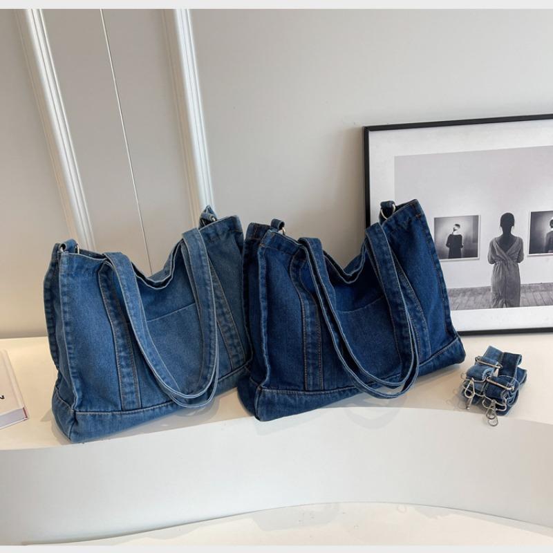 New Cowboy Tote Bag Women Fashion Simple Hundred Shoulder Bag Travel Casual Crossbody Bag