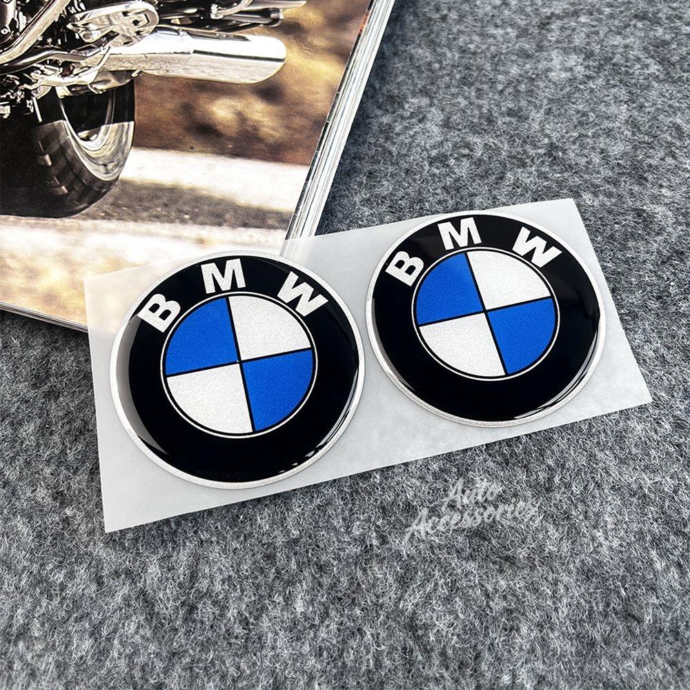 2pcs Car Badge 3D Stickers Soft Adhesive Multi-size Optional Motorcycle Waterproof Decals For BMW 50th Anniversary X1 X3 X5 X7 ydbn48