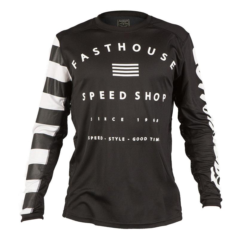 FASTHOUSE nový priedušný speed-down oblek s dlhým rukávom, oblek na motokros, motocyklový oblek, cyklistický oblek, rýchloschnúce tričko pánske