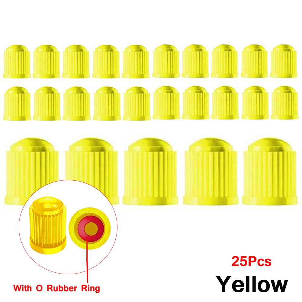 TPMS Tire Valve Caps with Rubber Seal Plastic Valve Dust Caps Covers for Car Motorbike Trucks Bike Bicycle Tyre Accessories Stem Caps1
