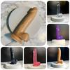 Premium Tpe Crystal Clear Dildo For Women Available In Multiple Sizes And Vibrant Colors For Satisfaction