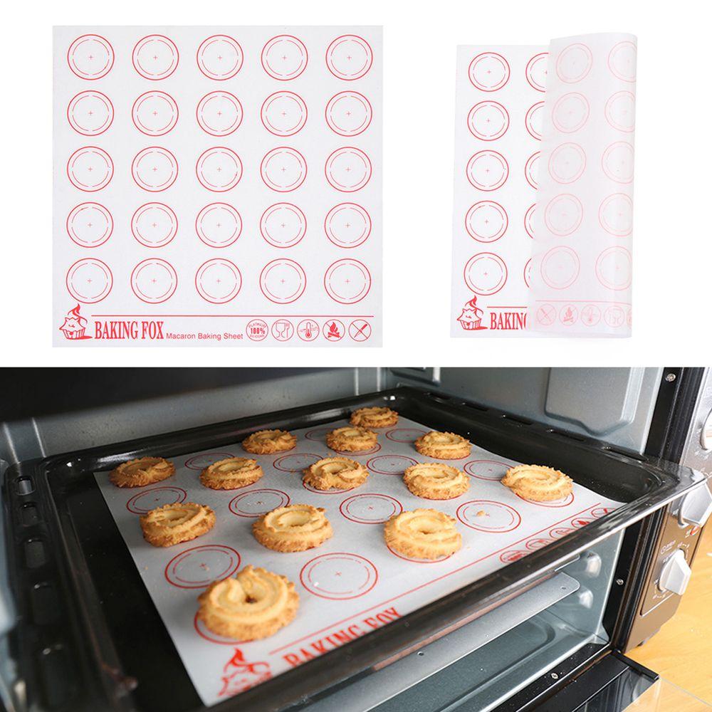 Bakeware Pastry Tools Glass Fiber Cake Tray Non Stick Baking Tray Pads Reusable Macaron Baking Mat