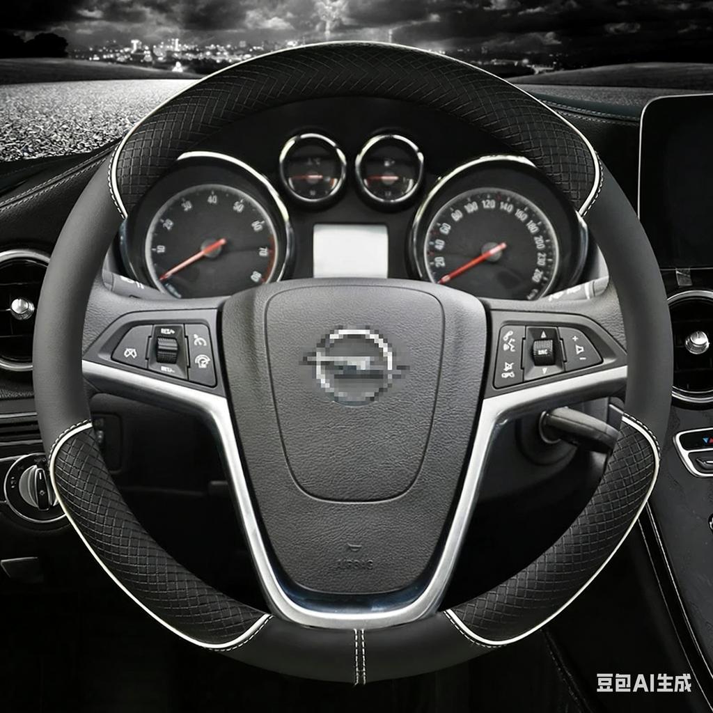 Leather Car Steering Wheel Cover For Opel Mokka 2013-2016 Opel Insignia 2009-2013 Astra J 2010-2015 Meriva Auto Accessories