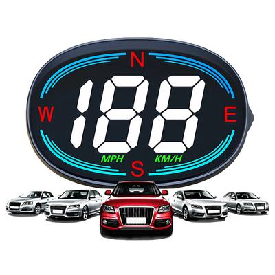 Übergeschwindigkeitserinnerung Echtzeit-Geschwindigkeitsanzeige MPH KM/H Tacho Dual-Modi Digitaler Auto-Tachometer für Auto LKW Motorrad