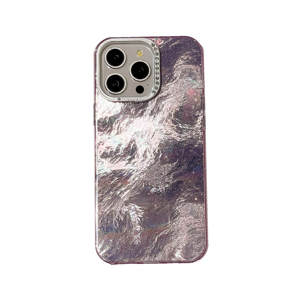 Super Fairy Smudged Tinfoil Pattern Is Suitable for iPhone17Pro Max Apple 16 Mobile Phone Case 14/15 New Advanced Sense
