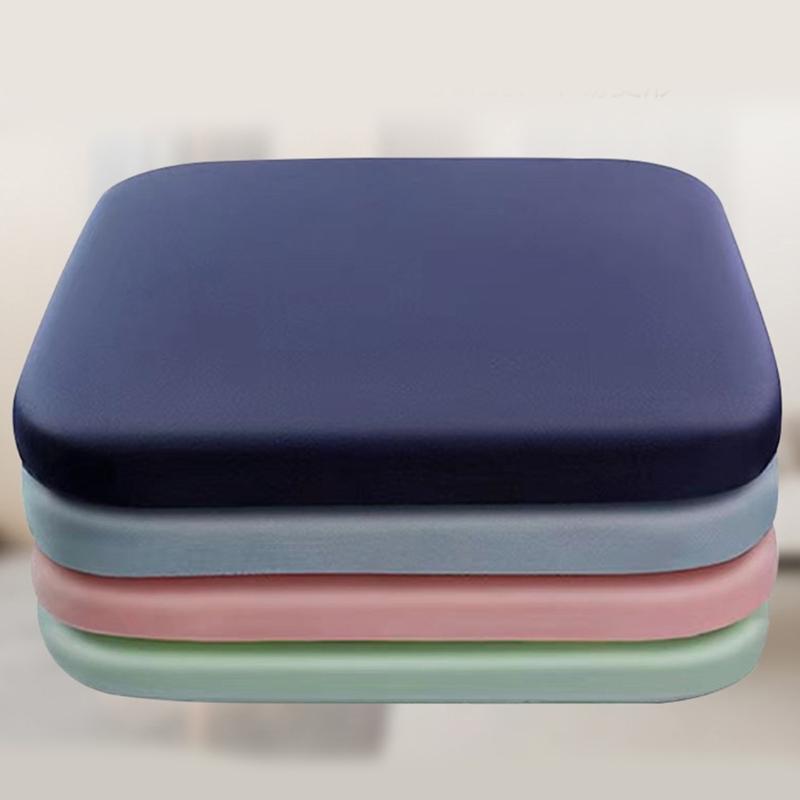 Soft Memory Foam Chair Pad, NonSlip Seats Cushions for Desk Chairs and Vehicles, Eases Lower Back Fatigue