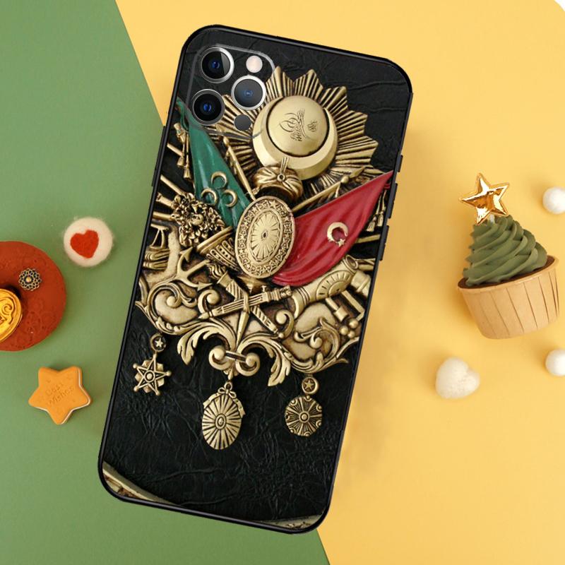 Ottoman Empire Coat Of Arms Phone Case For iPhone 17 17Air 16 16E 15 14 13 12 11 Pro Max 12 13 Mini Shockproof Cover