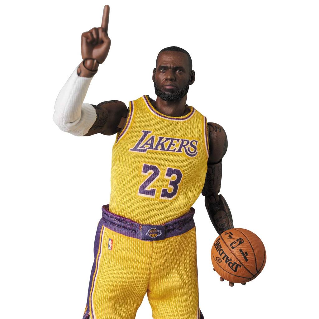 Medicom Toy MAFEX 127 LeBron James Angeles Action Approximately 185mm Tall No. (Los Lakers) Pre-painted Figure,