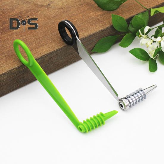 Espiralizador de Verduras de Acero Inoxidable Cortador Rotatorio de 360 Grados para Pepino Zanahoria Patata Libre de BPA Mango Ergonómico y Cuchillas Afiladas Tornillo Manual