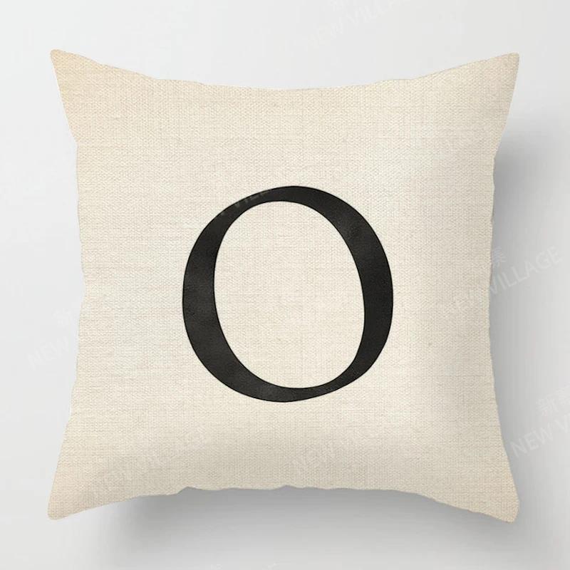 Home Living Room Fashion Letter Decoration Cushion Covers Linen Throw Pillow Covers45*45 Pillowcase 40x40cm 50x50 45x45