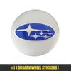 For Subaru Impreza Legacy WRX STI BRZ Forester Ascent Outback Crosstrek  4Pcs Car Wheel Center Covers Auto Emblem Stickers yu0