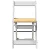 Vidaxl Corona Dining Chairs, Folding, 4 Pcs, White, Pine