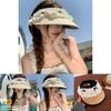 Elegant Lace Bow Wide Brim Sun Protection Hat For Women Adjustable Summer Accessory