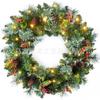 Christmas Wreath Door Hanging Decor Home Mall Window Party Festive Simulation Ornament