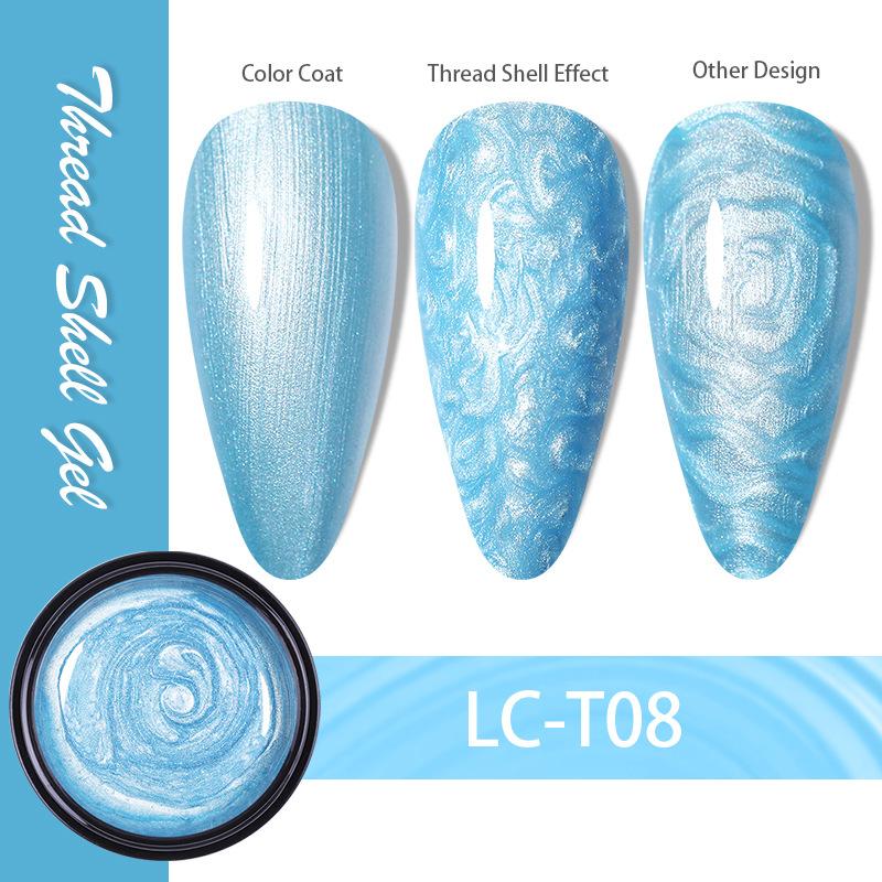 

Клей для жемчужных ракушек для ногтей, популярный тонкий поляризованный жемчужный лак для ногтей