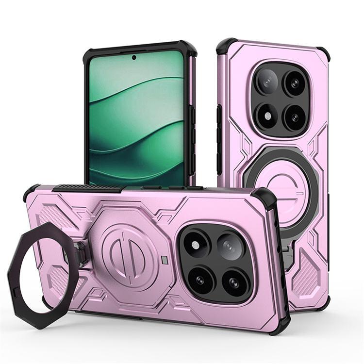 Husă Telefon Armură cu Suport Magnetic Rotativ 360° Pentru Xiaomi Redmi Note 15 14 Pro Pro+ Husă Rezistentă la Șocuri de Calitate Militară