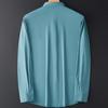 Elegant Classic Design Slightly Stretch Button Up Shirt, Men's Clothes Iron-Free Long Sleeve Dress Shirts For Spring Fall Winter