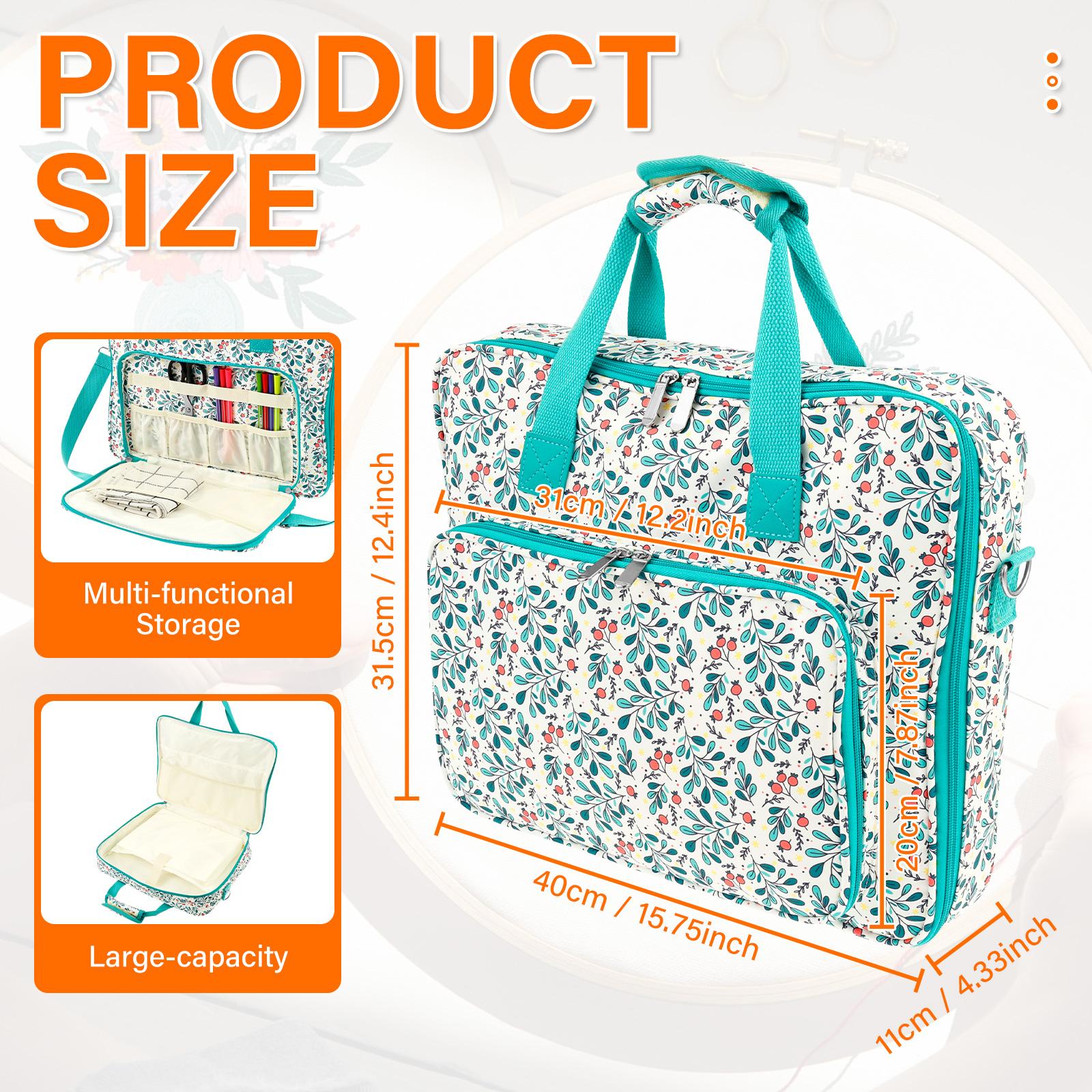 

Sewing and Craft Supplies Storage Bag Large Capacity Sewing Tool Bag Travel Packing Knitting Craft Accessories Organizer Tote