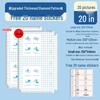 16K Self-Adhesive Transparent Frosted A4 Book Cover: Waterproof, Thick, No-Cut for Primary School Students.
