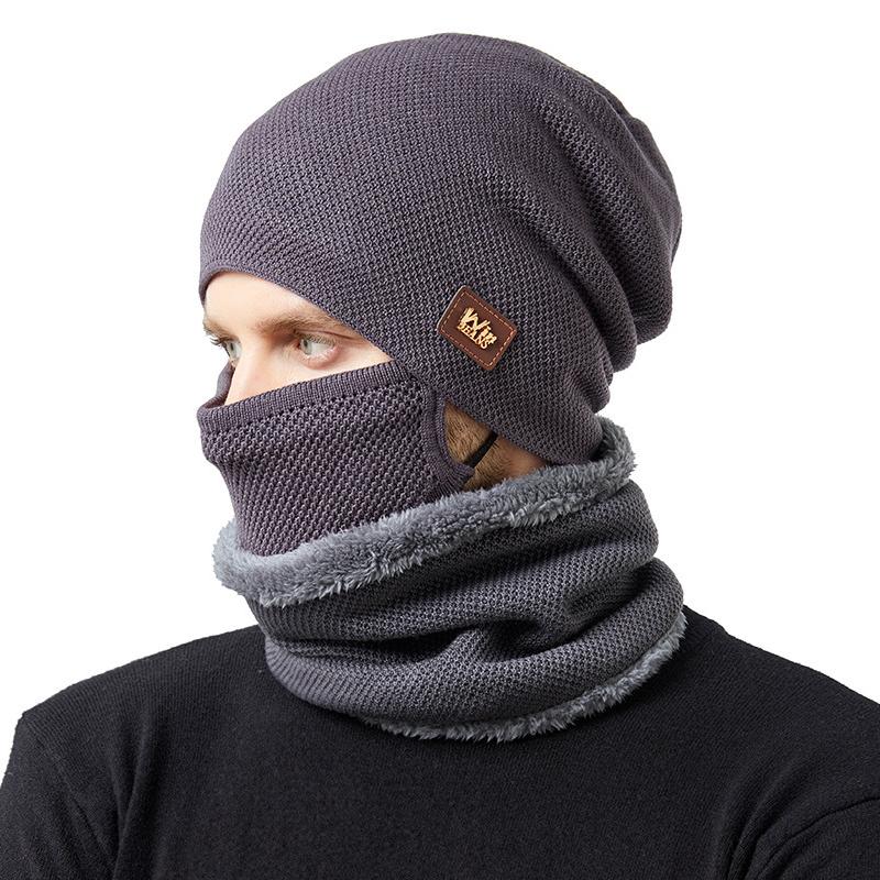 Парная вязаная шапка — фото 7