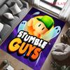 Stumble Guys Frenzy Carpet Rug for Living Room Bedroom Home Sofa Decoration,Kids Play Nonslip Floor Mat