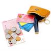 Bison Denim Fashion Genuine Leather Wome Small Coin Purse Zipper Wallet