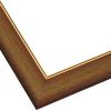 Beverly [Made In Japan] [Includes Hanging String] Wooden Puzzle Frame with Gold Trim, Walnut (brown) [UV Cut/no Tools Required] Gold Trim Wooden Panel