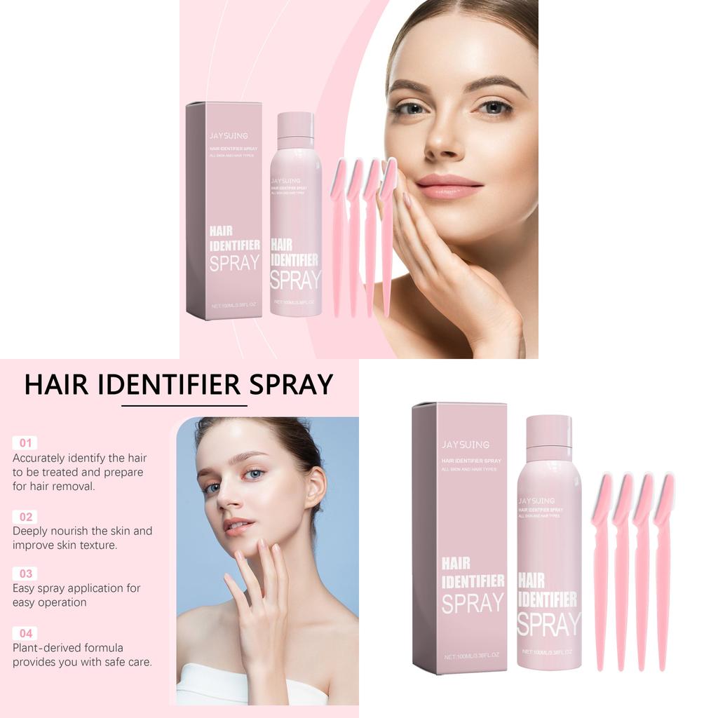 Facial Hair Spray With Moisturizing Care For Men And Women