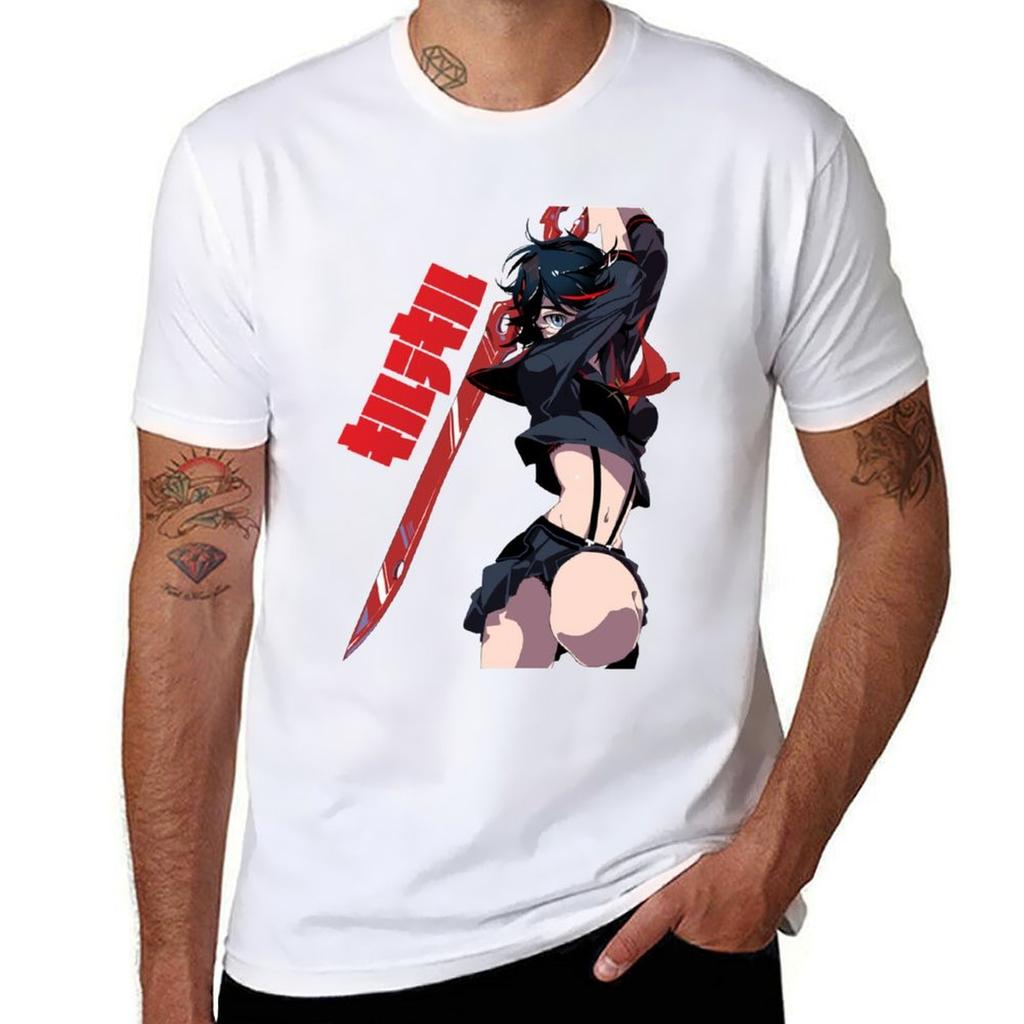Kill La Kill Ryuko Matoi Tshirt Gym Wear Breathable Short Sleeve Tee