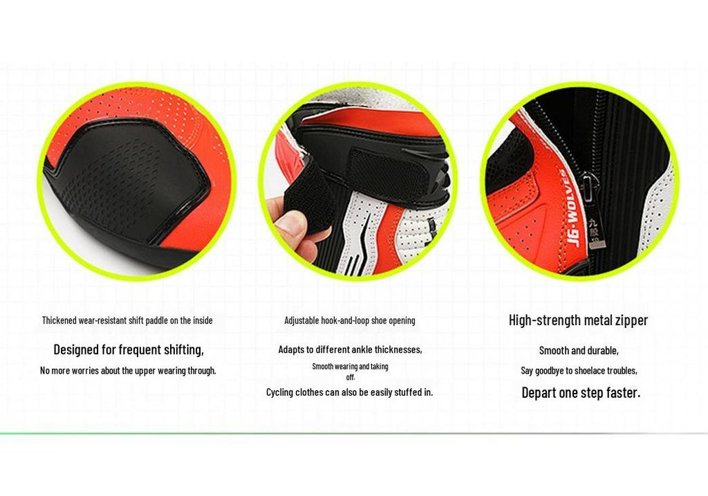 New Anti-Slip, Wear-Resistant Motorcycle & Mountain Bike Racing Boots