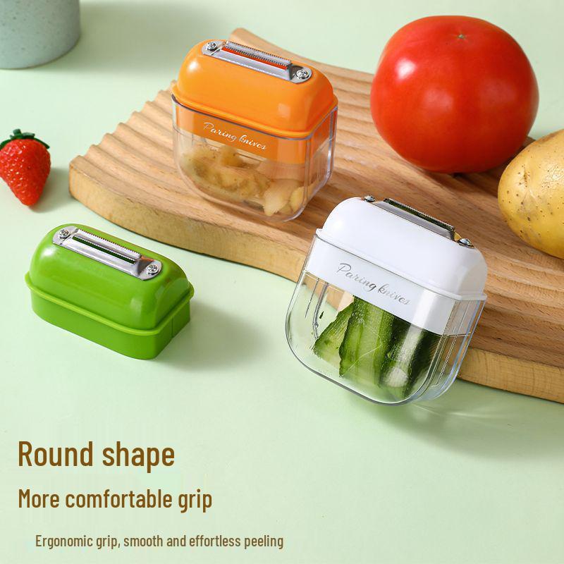 Multi-Functional Stainless Steel Fruit and Potato Peeler with Cover
