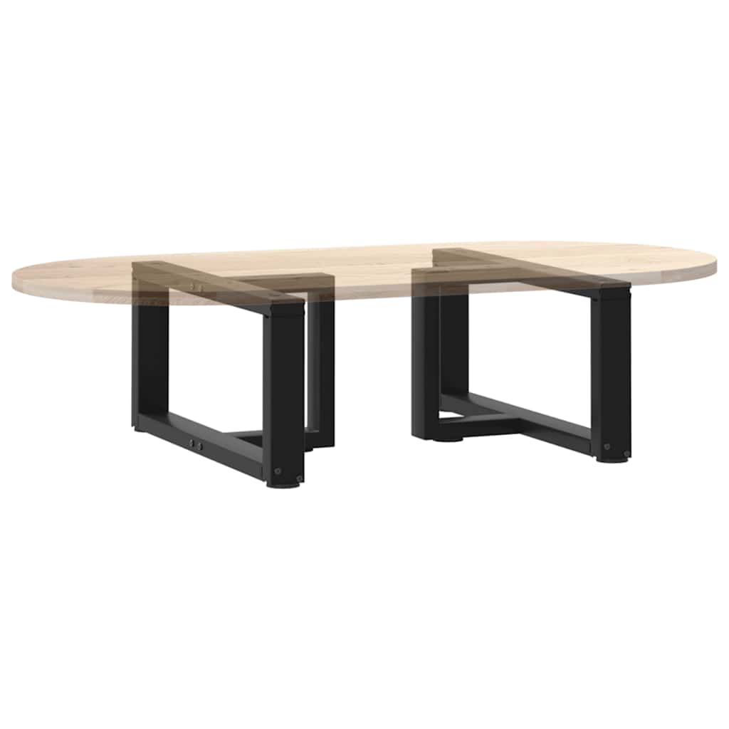 Vidaxl T-Shaped Coffee Table Legs 2 Pcs. Black