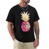 Aloha pineapple Hot Pink TShirt new edition quickdrying summer top Mens tshirt