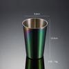 304 Stainless Steel Pint Cup Cold Drink Cup Titanium-plated Gold PVD Beer Mug Ins Industrial Wind Lid