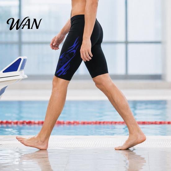 Quick-Drying Swimming Shorts Professional Men Swim Jammers, Athletic Competitive Racing Training Trunks Shorts, Swimsuit Swimwear