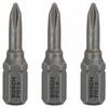 3 Embouts De Vissage Extra Dur PH3 25mm - BOSCH - 2607001515