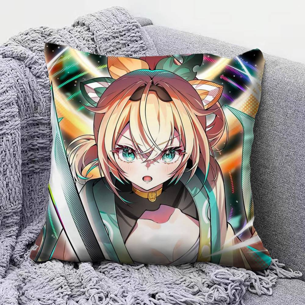 Kazama Iroha VVTuber Pillow Covers Home Sofa Cushion Covers and Aecorative Custom