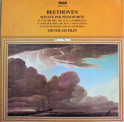 LP Record DIETER ZECHLIN - Ludwig Van Beethoven - Sonata Per P GL32540 RCA 1978 Italy Classical Used