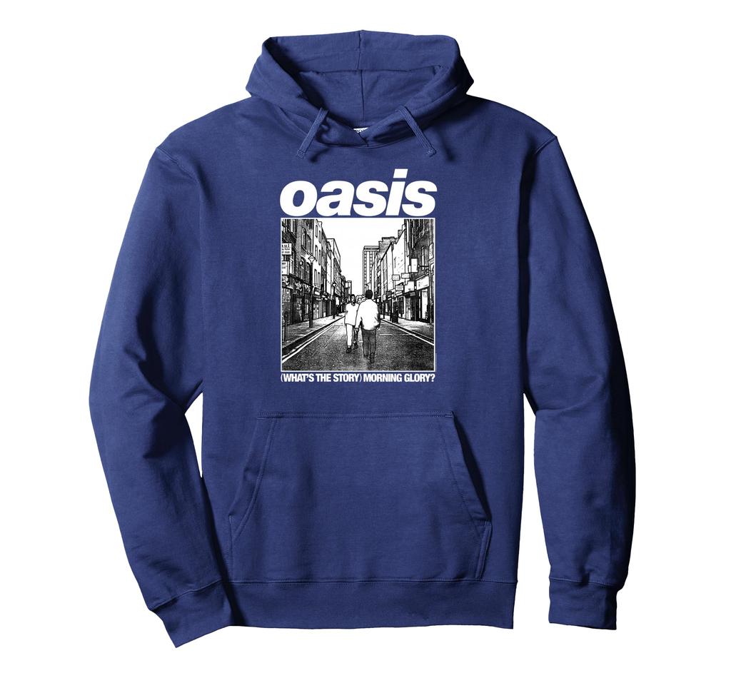 Oasis – Amazon Exclusive WTSMG In Navy Hoodie