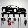Metal Sports Car Key Hooks Wall Mounted Garage Decor Easy Installation