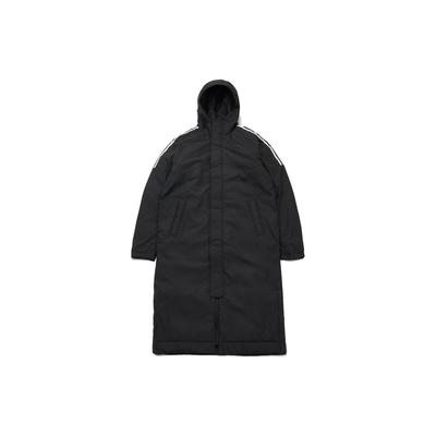 Hooded Long Zipper Design Printed Logo Cotton Jacket Men Jacket Black CZ0622