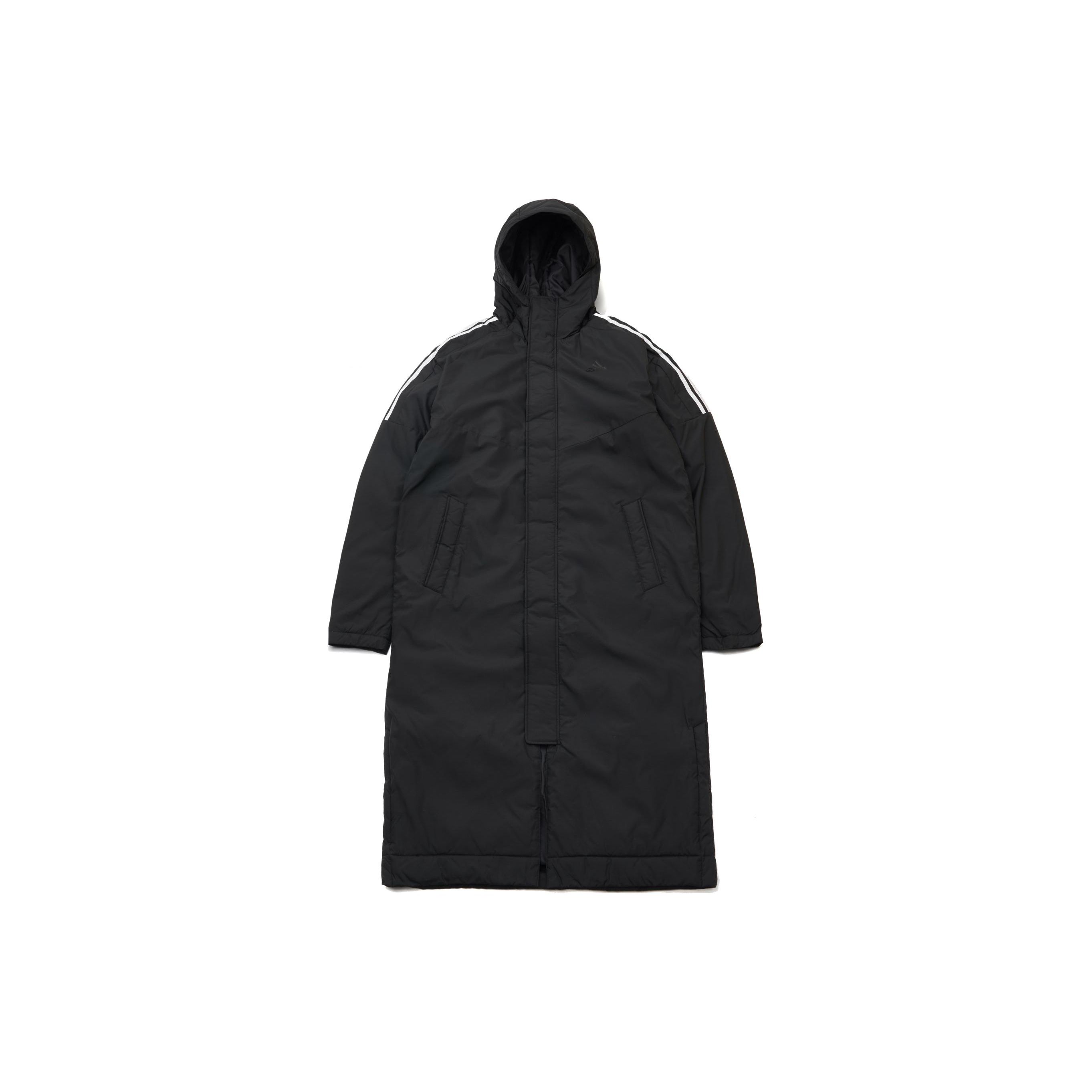 

Adidas Hooded Long Zipper Design Printed Logo Cotton Jacket Men Jacket Black CZ0622 M