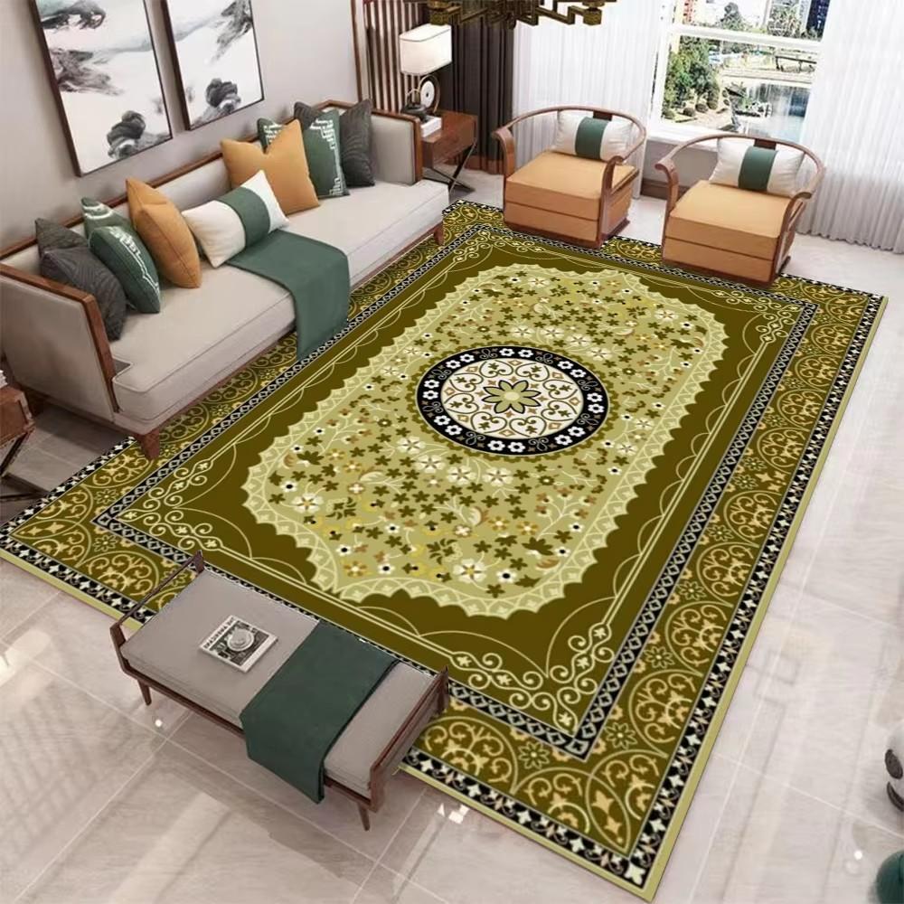 Luxury Bohemian Rugs Carpet Exotic Print Rug Home Decor Large Floor Mat for Spacious Living Room Bedroom Kitchen Classic