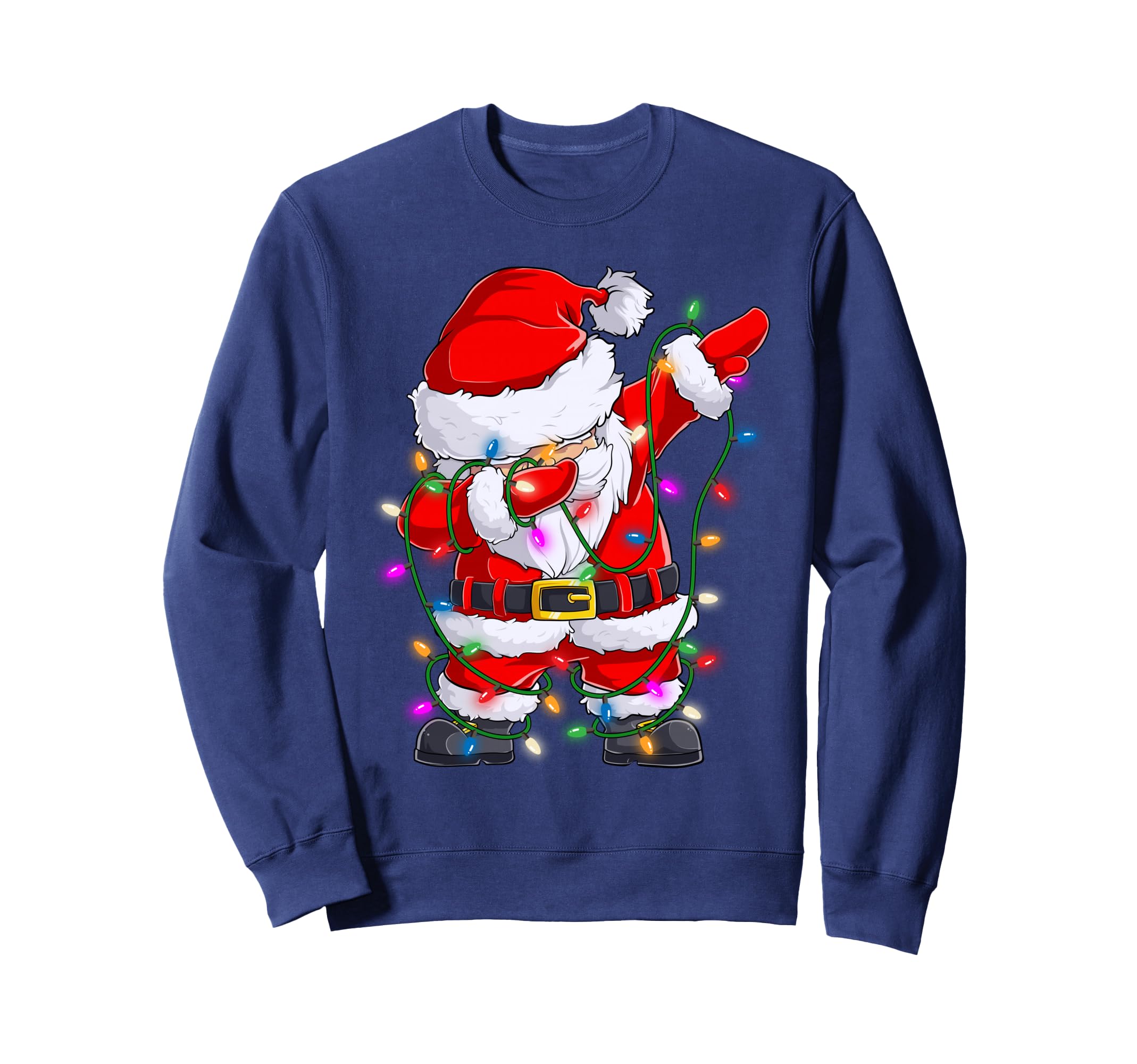 

Dubbing Christmas Ugly Christmas Sweater Santa Dub Squad Kids Boys Sweatshirt